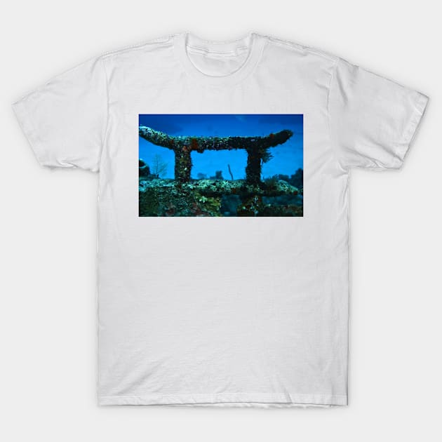 Coral Wreck Mooring T-Shirt by Scubagirlamy